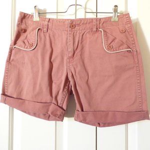 Jill Stuart Rolled Hem Shorts in Dusty Rose